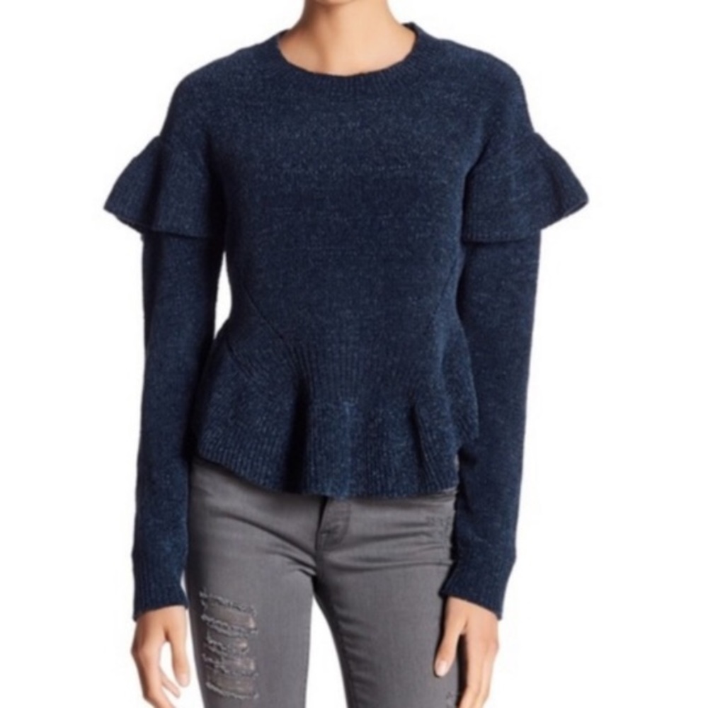 Melrose and Market Fitted Peplum Sweater
